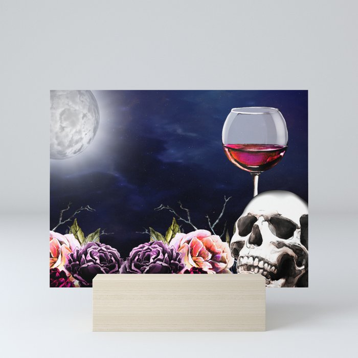 Wine and Roses Mini Art Print