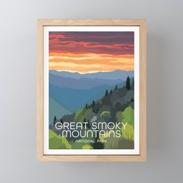 Great Smoky Mountains National Park Framed Mini Art Print