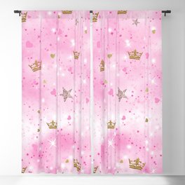 Pink Princess Blackout Curtain