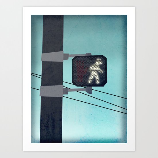 Walk Light Unicorn Art Print