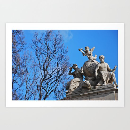 Statues Art Print