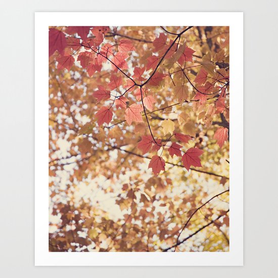 Autumn Red Art Print