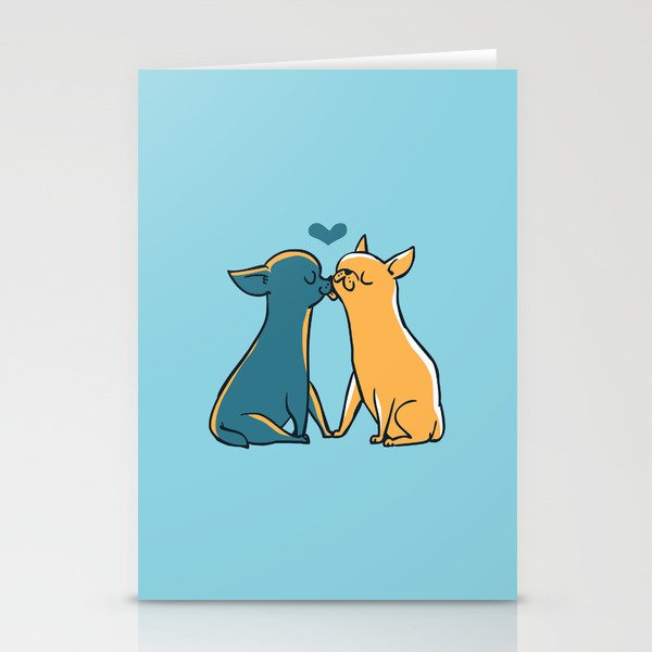 Chihuahua Kisses Stationery Cards