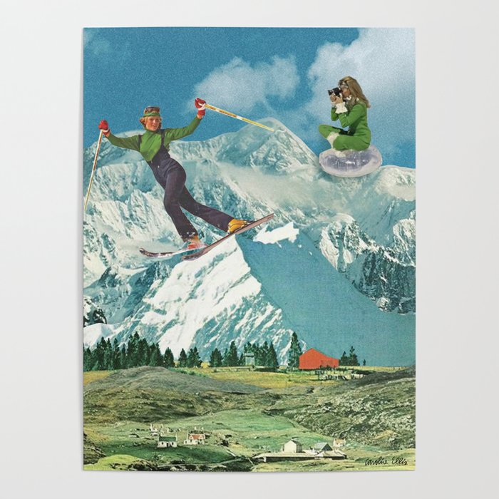 Apres Ski 5 Green Girls Poster