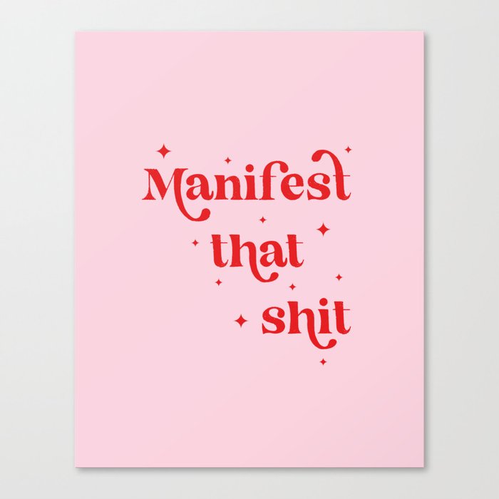 manifest 1 Canvas Print