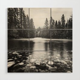 Pacific Northwest River III - Nature Photography Wood Wall Art