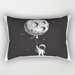 Fly Moon Rectangular Pillow
