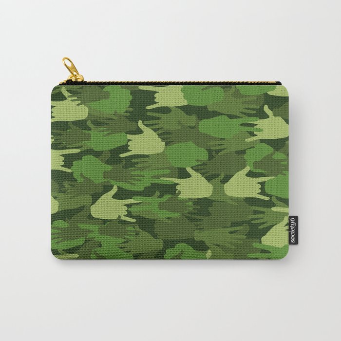 Handy Camo GREEN Carry-All Pouch