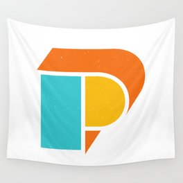 Letter P Wall Tapestry