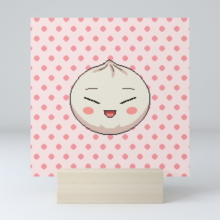 Happy dumpling Mini Art Print