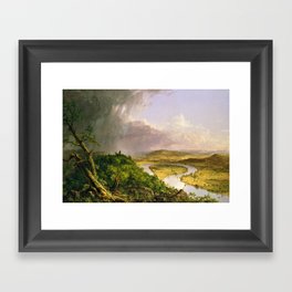 The Oxbow (Connecticut River near Northampton) by Thomas Cole Framed Art Print
