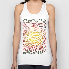 Vector drawing of a Seamless background Tiger and Jaguar Unisex Tank Top