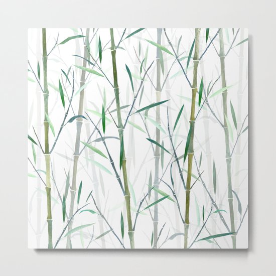 New Bamboo Forest Metal Print