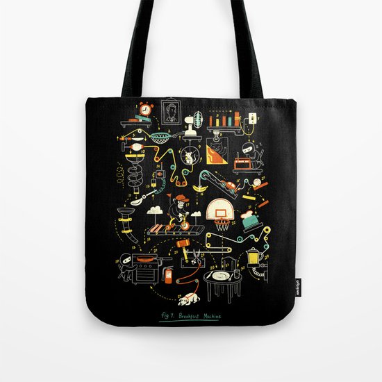 Breakfast Machine Tote Bag