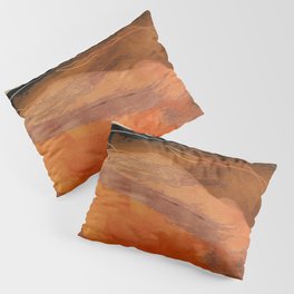 landscape in fall abstract art Pillow Sham