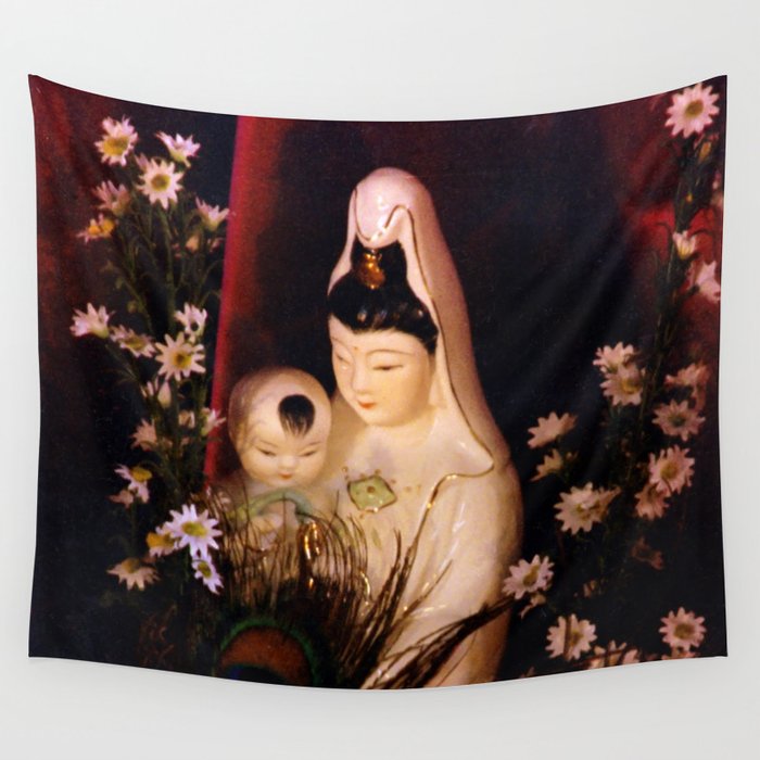Quan Yin Kwan Yin Wall Tapestry