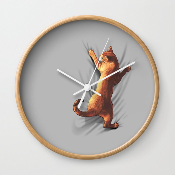 CAT Wall Clock