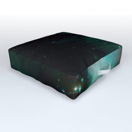 young stars turquoise purple Outdoor Floor Cushion