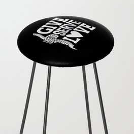 Chiropractic Give Serve Love Spine Chiropractor Counter Stool