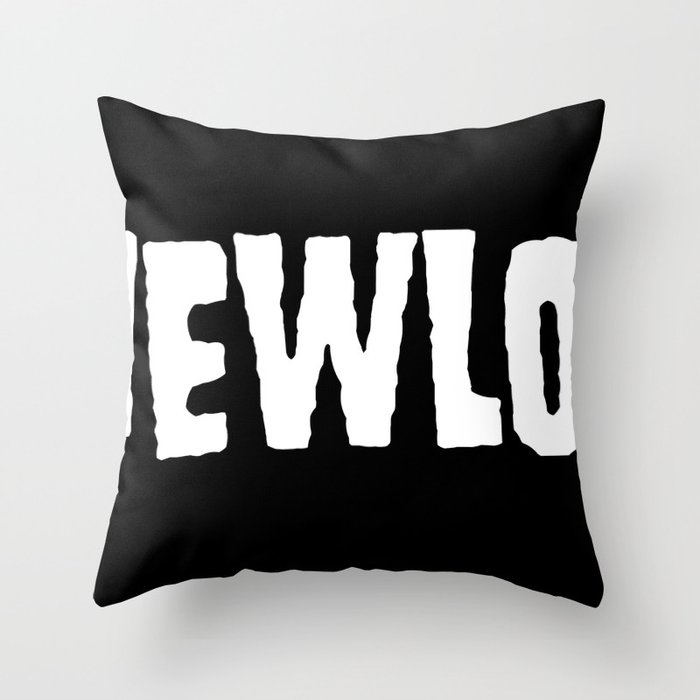 A New Low classic logo Throw Pillow