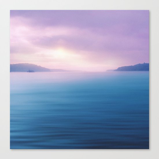 Sea - Pastel Canvas Print
