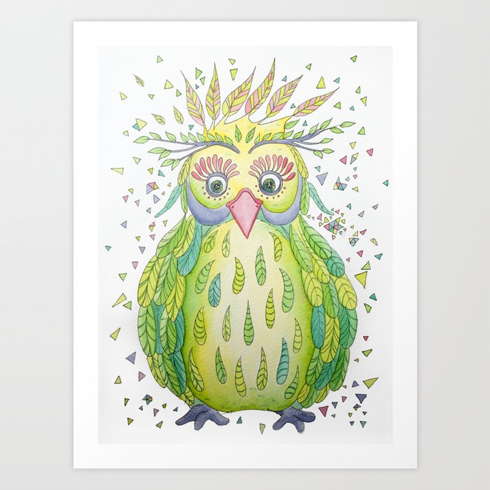 Forest's Owl Art Print