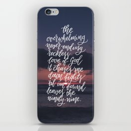 Reckless Love iPhone Skin