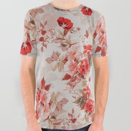 Spring Roses All Over Graphic Tee