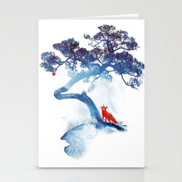 The last apple tree Stationery Cards