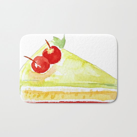 Lime Cake Bath Mat