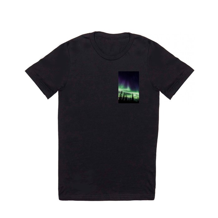Aurora during geomagnetic storm in Yellowknife, Canada T Shirt