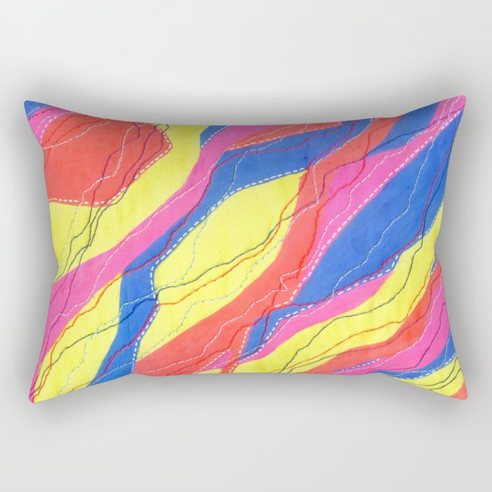 Untitled - Neon Rectangular Pillow