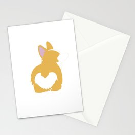 Corgi Butt Stationery Cards