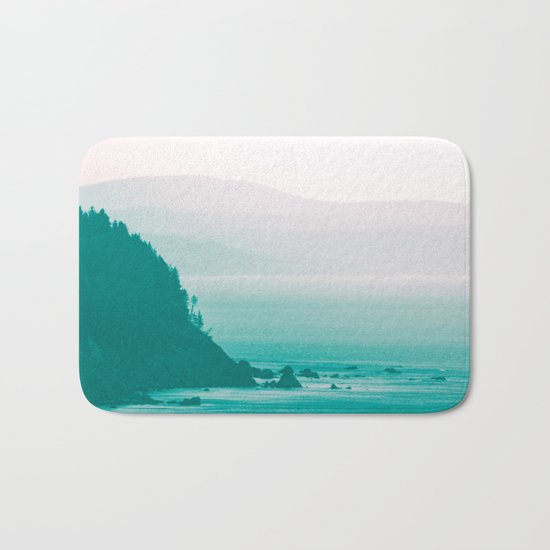 West Coast Dawn Fog Bath Mat