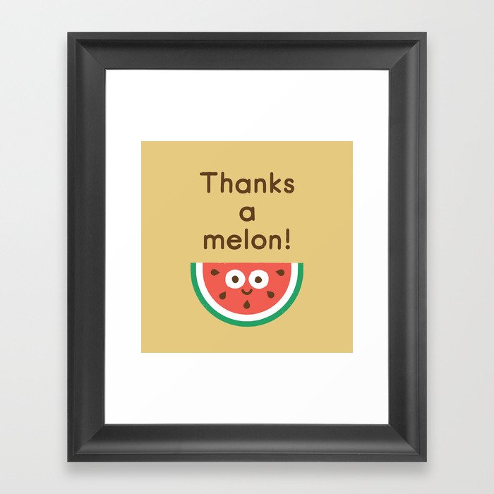 That Was Sweet of You Framed Art Print