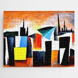 Abstract City Jigsaw Puzzle