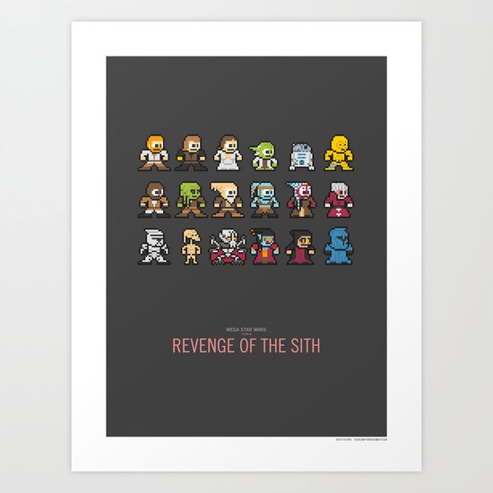 Mega Star Wars: Episode III - Revenge of the Sith Art Print