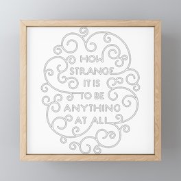 Neutral Milk Hotel - How Strange It Is To Be Anything At All - White Framed Mini Art Print