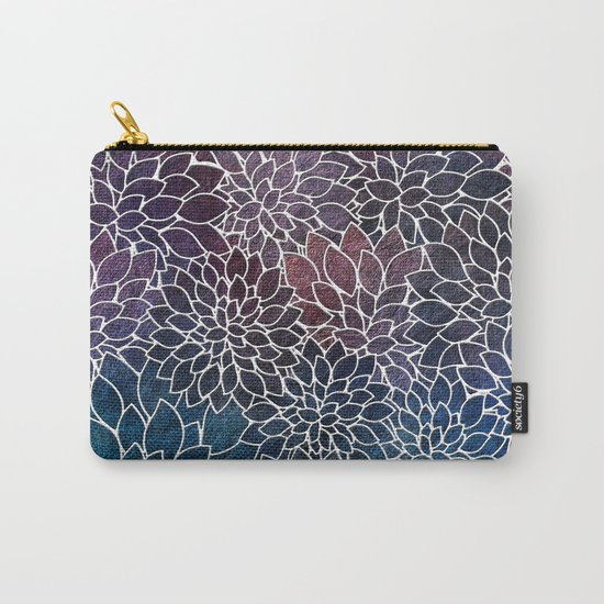 Floral Abstract 21 Carry-All Pouch