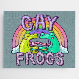 Gay Frogs Jigsaw Puzzle