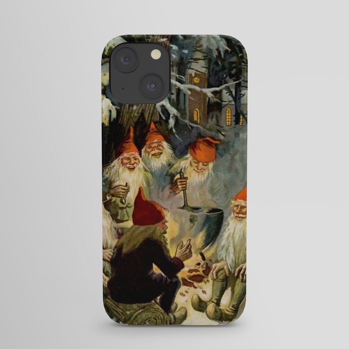 “Campfire Cooking” Tomten by Jenny Nystrom iPhone Case