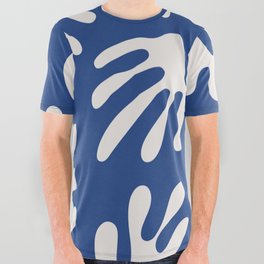 Henri Matisse Organic Cut Out Leaf Shape Pattern All Over Graphic Tee
