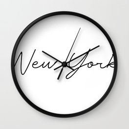 new york Wall Clock