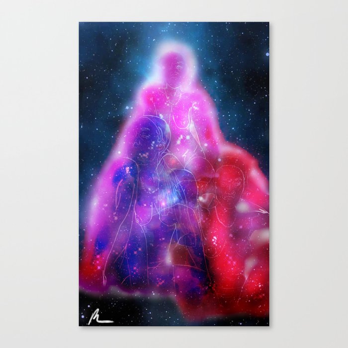 Triality - GALAXY GIRLS Canvas Print