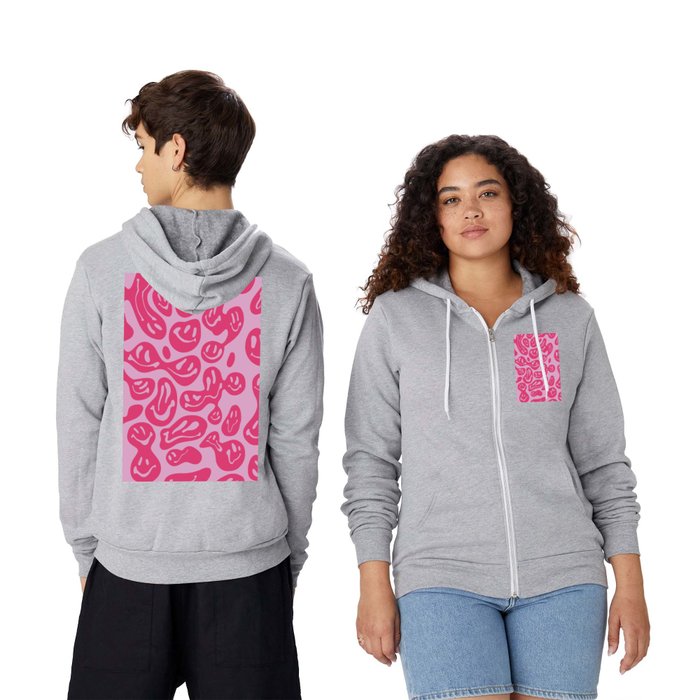 Dripping smiley face hoodie store