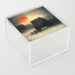 Sunset on a strange alien world Acrylic Box