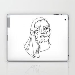 LINE ART FEMALE PORTRAITS III-I-I Laptop Skin