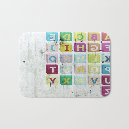 encrypted message Bath Mat