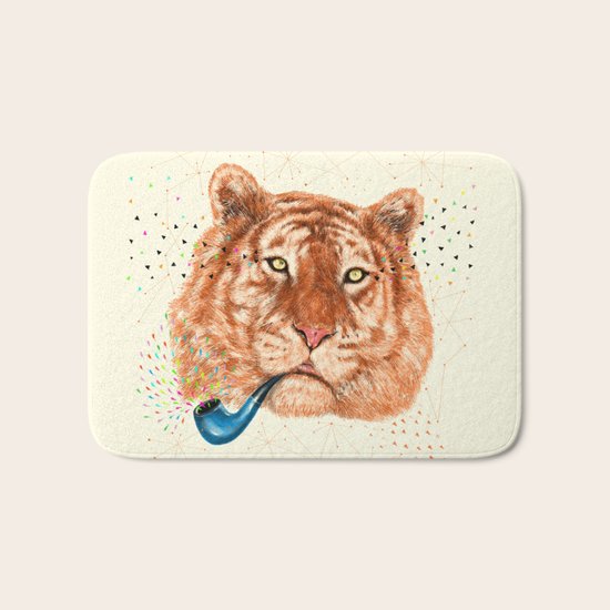 TIGER CRY I Bath Mat