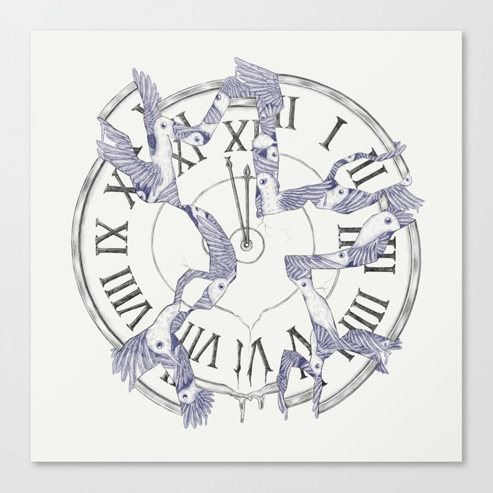 Existence with Time (Time Travelers) Canvas Print